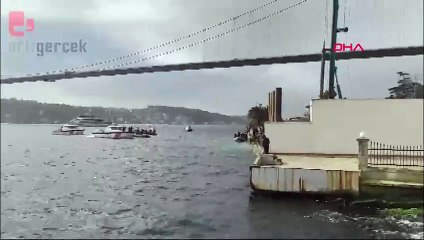 Ortaköy'de denize düşen işçilerden biri öldü