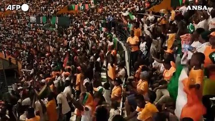 Coppa d'Africa, la Nazionale ivoriana festeggia nello stadio di Abidjan