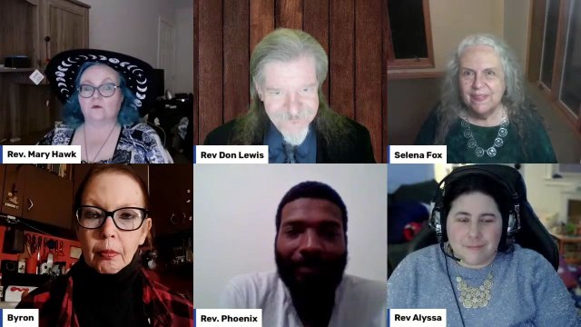 Civil Rights Discussion after the attack from a NY political hopeful. Join Byron Ballard, Rev. Selena Fox, Rev. Don Lewis, and Rev. Mary Hawk, Rev. Alyssa Kemp, Rev. Phoenix Coffin-Williams for a discussion on civil rights brought on by recent events.