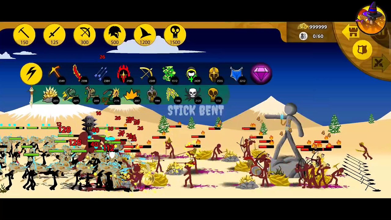 UNLOCKED STATUE FIRE VS STATUE VAMP MOD MAX LEVEL x9999999999 | STICK WAR LEGACY | STICK BENT