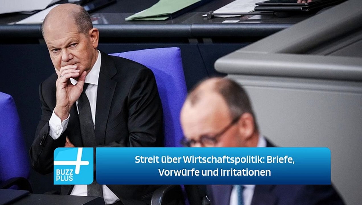 Streit über Wirtschaftspolitik: Briefe, Vorwürfe und Irritationen