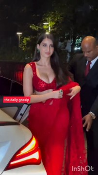 Nora fatehi Looking Stunning While Walking The Ramp with Cutest Smile at Jio World Plaza Launch