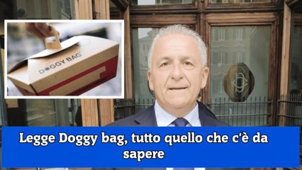 Legge Doggy bag, tutto quello che c'è da sapere