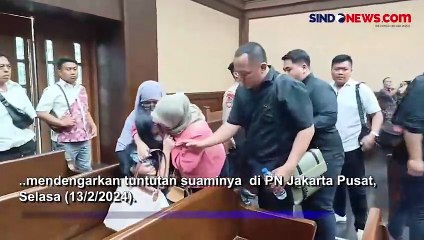 Istri Histeris Dengar Tuntuan Suaminya dalam Sidang Kasus Penanganan Perkara di MA