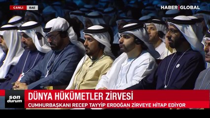 Cumhurbaşkanı Erdoğan'dan BAE'de açıklamalar: Bölgemizde huzur ve kalkınma Filistin Devleti'nin kuruluşundan geçiyor