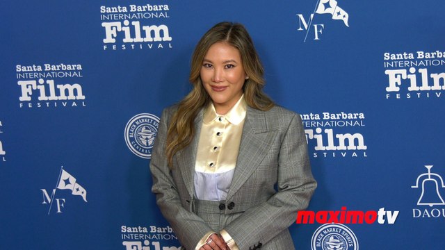 Ally Maki 2024 SBIFF Outstanding Directors Award Red Carpet