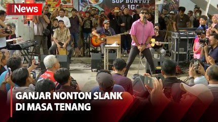 Momen Ganjar Nonton dan Duet Bareng Slank di Semarang pada Masa Tenang