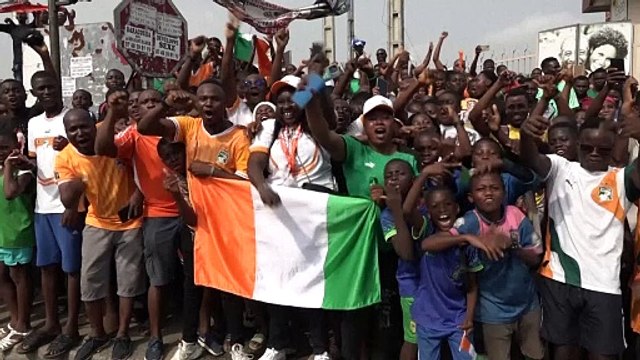 A Abidjan, parade triomphale pour les Eléphants champions d'Afrique