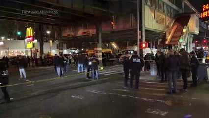 One dead and five others injured in horror rush hour shooting at New York subway station