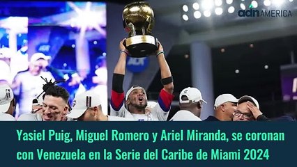 Venezuela celebra su victoria en la Serie del Caribe