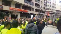 Agricultores de Albacete protestan frente a la Delegación de Agricultura.