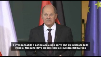 Scholz: frasi Trump su Nato "irresponsabili e pericolose"
