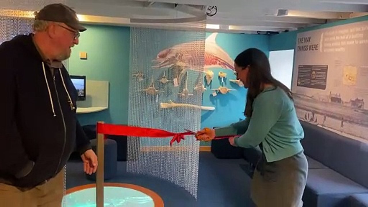Dolphin centre exhibition opening