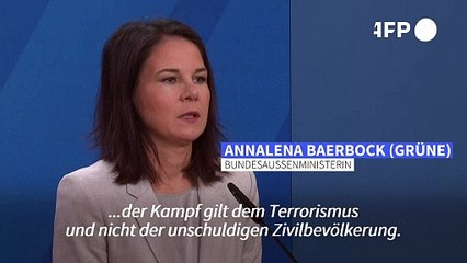 Baerbock: Israel hat "kein Recht auf Vertreibung"