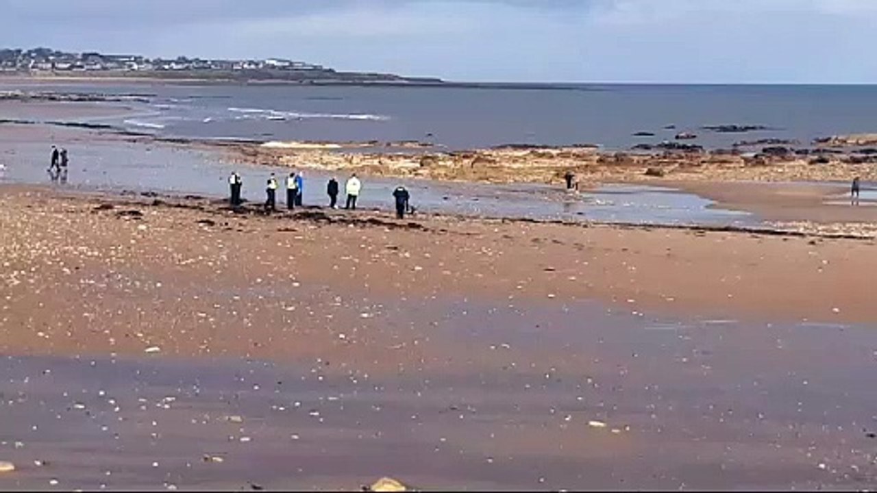 Police activity at Roker beach