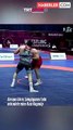 Rıza Kayaalp, Avrupa Güreş Şampiyonası'nda rakibinin bayrağını öptü