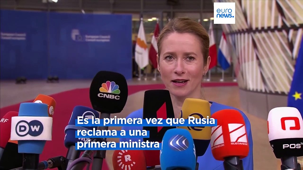 Putin pone en busca y captura a la primera ministra de Estonia Kaja Kallas