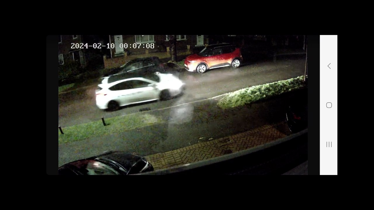 A man who caught thieves on CCTV on his street...