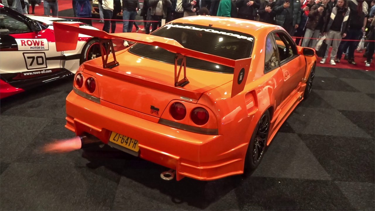 Supercars Revving at Car Show - Top Secret Supra, Novitec 812, 1000HP Skyline R33, Widebody GT-R R35
