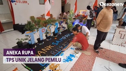 Unik, Warga Hiasi TPS 25 Kota Bandung dengan Botol Plastik dan Kopi Kemasan