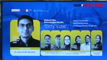 Zainal Arifin Mochtar Tanggapi Santai Terkait Dirty Vote Dilaporkan ke Polisi
