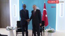 Cumhurbaşkanı Erdoğan, Ruanda Cumhurbaşkanı Kagame ile görüştü