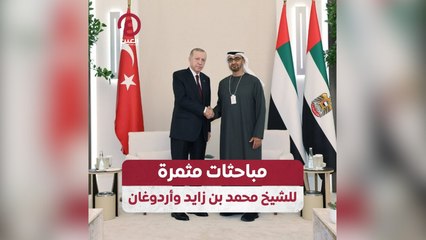 مباحثات مثمرة للشيخ محمد بن زايد وأردوغان