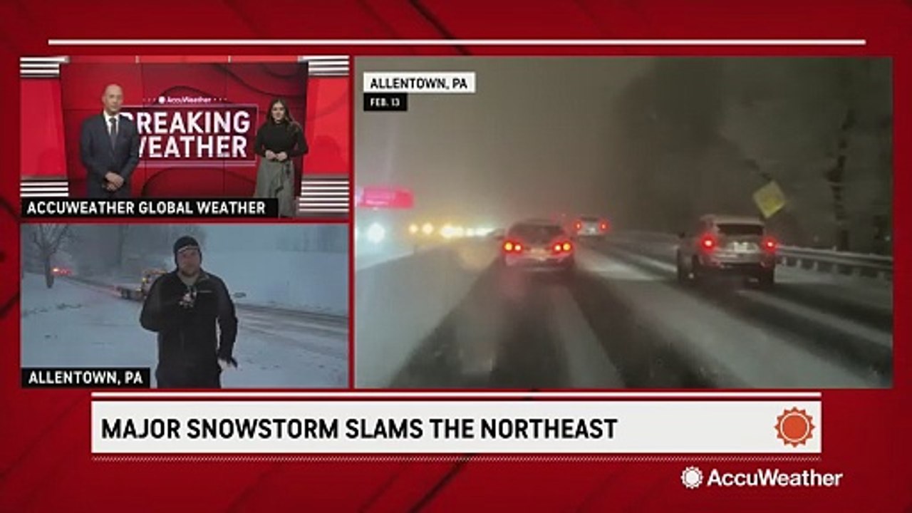 Snowstorm causing major issues for morning commuters