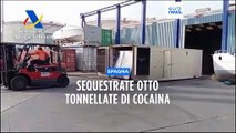 Maxi sequestro di cocaina in Spagna, otto tonnellate nascoste in un finto generatore elettrico