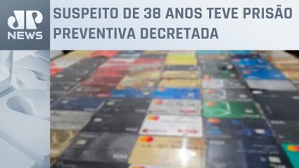 Criminoso é preso com 450 cartões bancários furtados