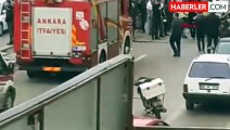 Ankara'da otomobiller kafa kafaya çarpıştı; 5 yaralı