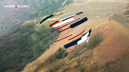 Erzincan'da madendeki toprak kayması anı kamerada