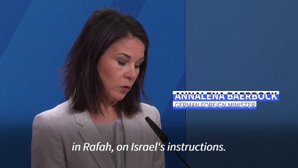 German FM says Israel must provide 'safe corridors' in Rafah