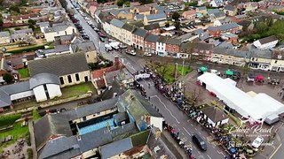 Brilliant drone video shows success of Olney Pancake Race today
