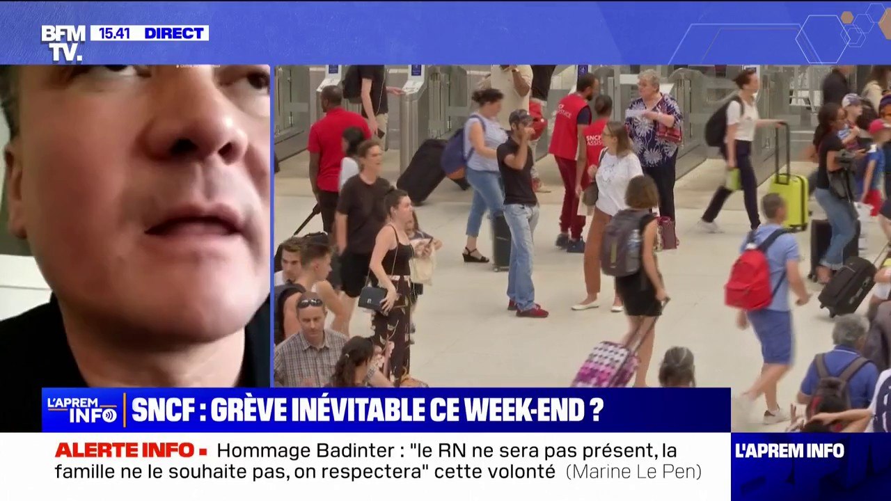 Grève à la SNCF: "Les cheminots comme beaucoup de salariés ont des difficultés pour remplir le caddie" explique Bernard Contolesi, membre de la CGT-Cheminots