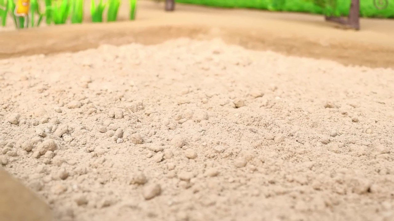 diy mini tractor dengerous stuck in mud with plough machine - science project -Zeza Tv