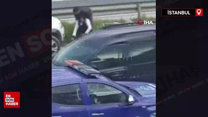 İstanbul Büyükçekmece’de bir kadın çöp konteynerine girmeye çalıştı