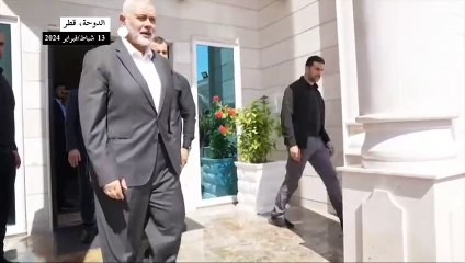 وزير خارجية إيران يلتقي هنية في الدوحة