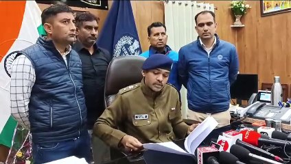 चोरी व लूट गैंग का खुलासा: कई जिलों में की वारदात, 5 आरोपी गिरफ्तार
