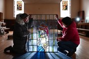 Special stained glass windows saved by community group