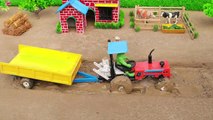 Diy mini tractor trolley sand loading science project - Diy tractor - Zeza Tv