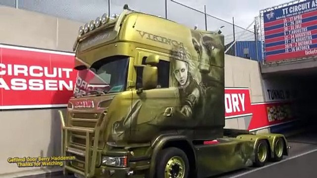 New Truck of Berthons! Vikings - Scania V8 Longline, TT Circuit Assen