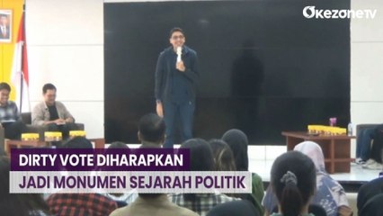 Zainal Arifin Mochtar'Dirty Vote': Siapa yang Merusak Demokrasi Jangan Dipilih