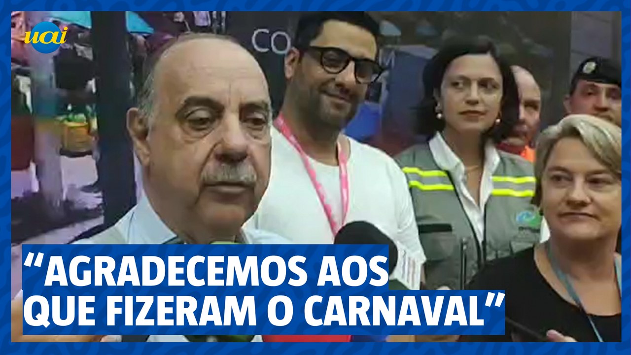 Prefeito de BH faz pré balanço do Carnaval