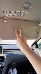 La función secreta del parasol del coche que te dejará loca y cambiará tu vida