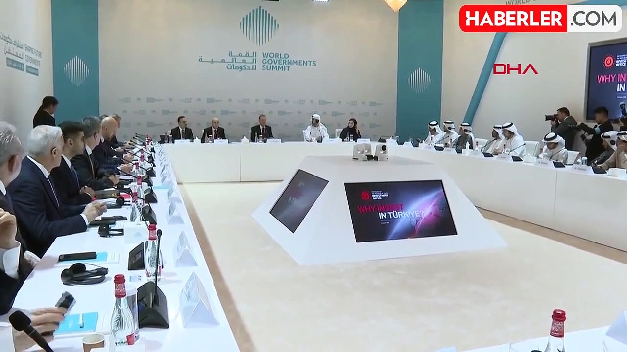 Cumhurbaşkanı Erdoğan, Birleşik Arap Emirlikleri'nde yatırım şirketleriyle buluştu