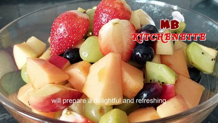 Honey Glazed Fruit Salad! Kids will starts eating fruits! Few people know this recipe! Easy