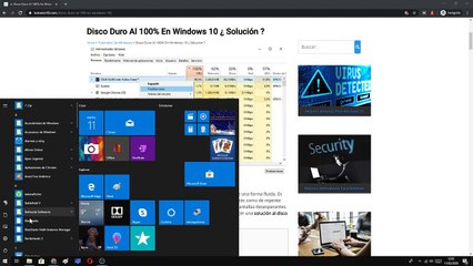 Disco Duro Al 100% En Windows 10 ¿ Solución ?