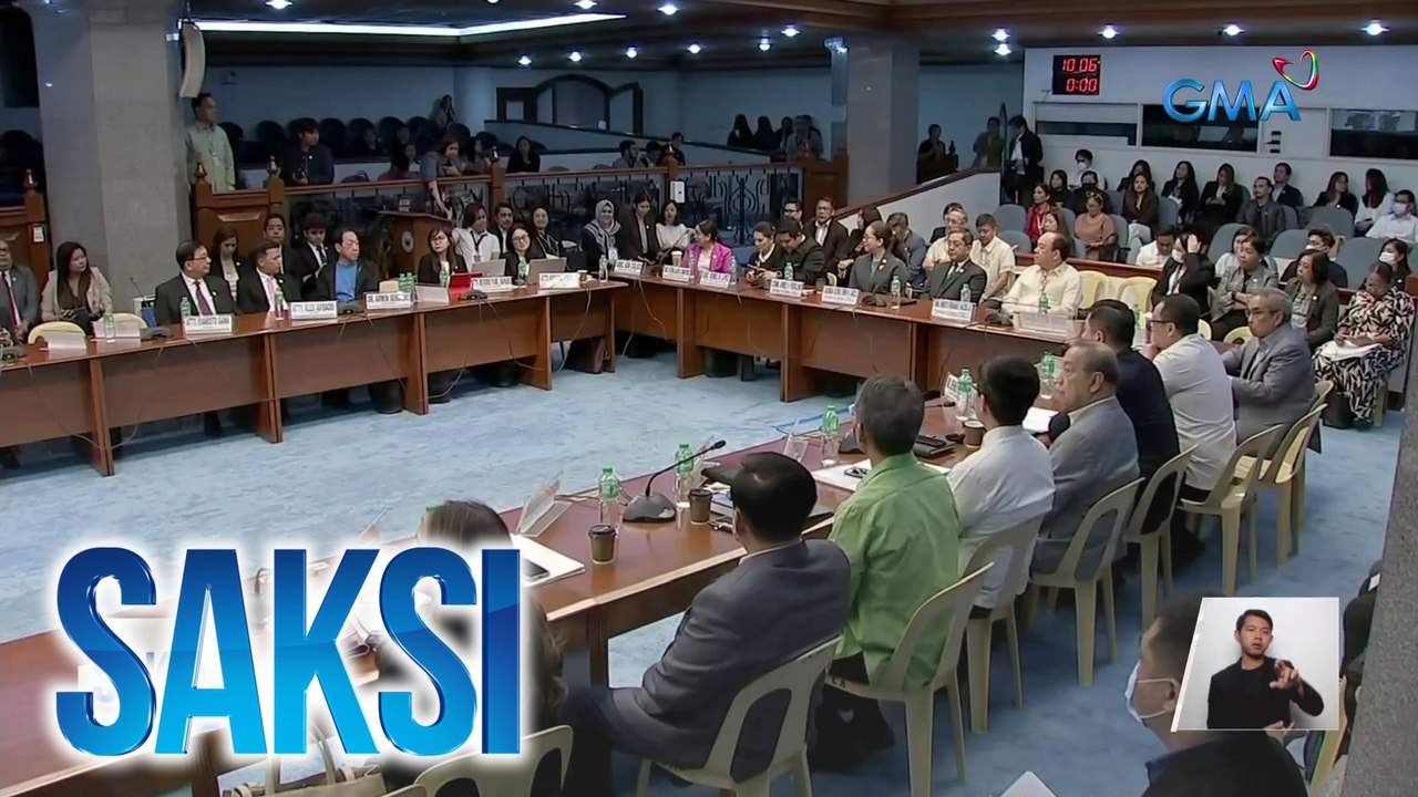 Atty. Abad na nasa signature form para sa people's initiative, humarap sa Senado; iginiit na hindi siya miyembro ng "Pirma" | Saksi