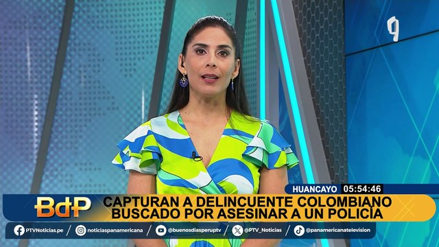 Huancayo: capturan a presunto asesino de policía que era buscado por la Interpol